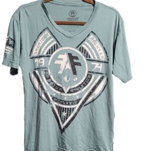 Mens, American Fighter‎ V-neck T-shirt size Medium